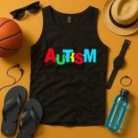 Autism, Accept Understand Love, Autism Awareness Tank Top thumb 4