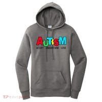 Autism, Accept Understand Love, Autism Awareness Women's Hoodie thumb 0