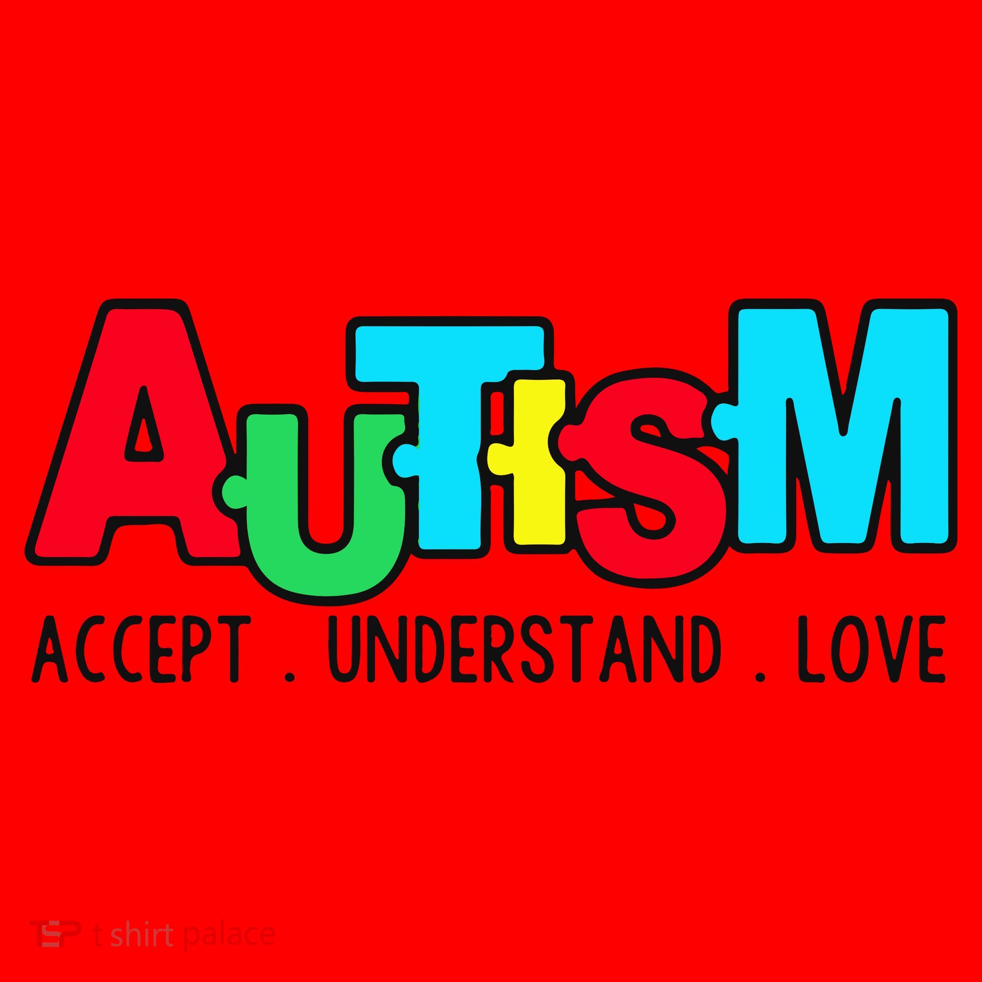Autism, Accept Understand Love, Autism Awareness Santa Hat