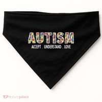 Autism Accept Understand Love USA-Made Doggie Bandana thumb 0