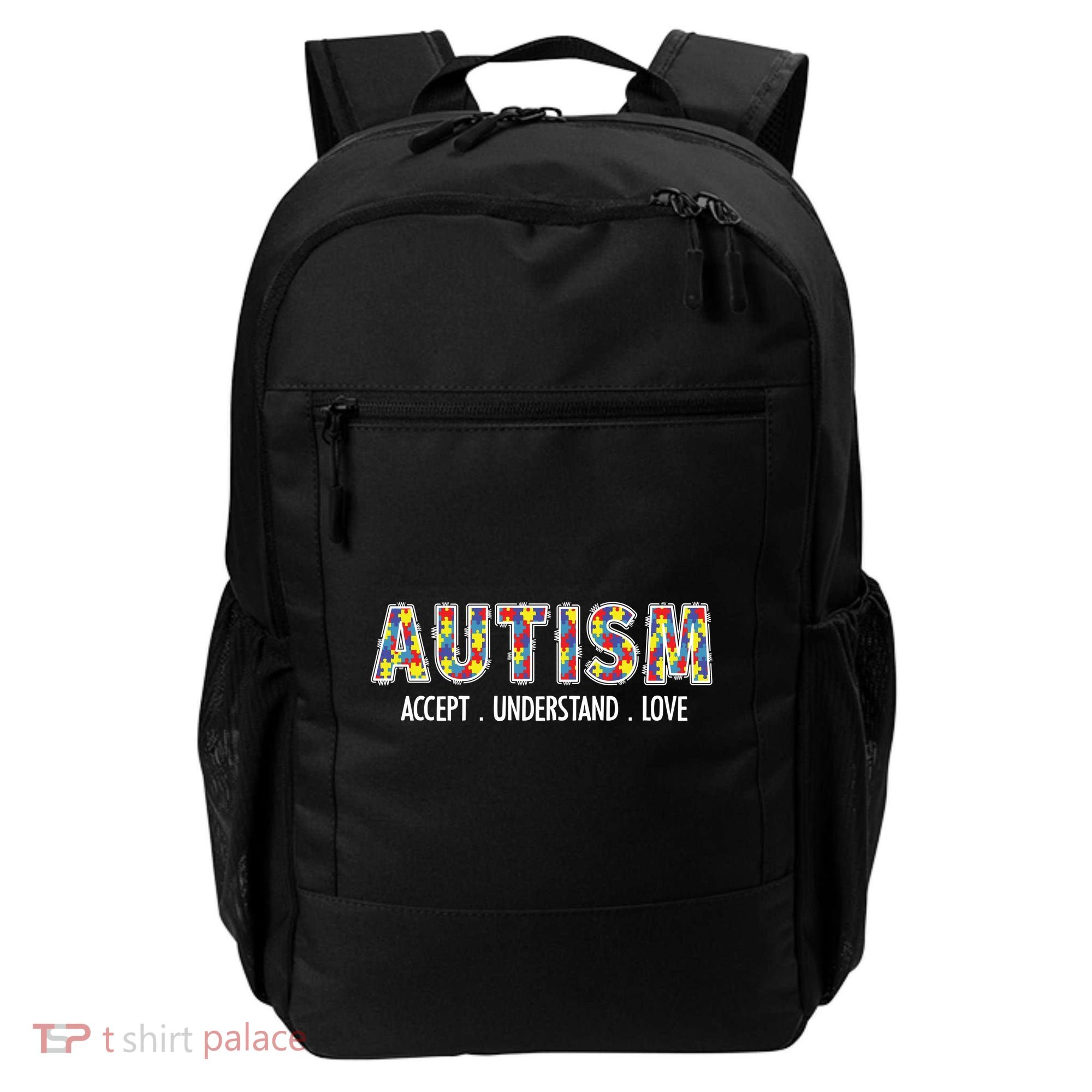 Autism Accept Understand Love Backpack