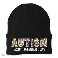 Autism Accept Understand Love Beanie thumb 0