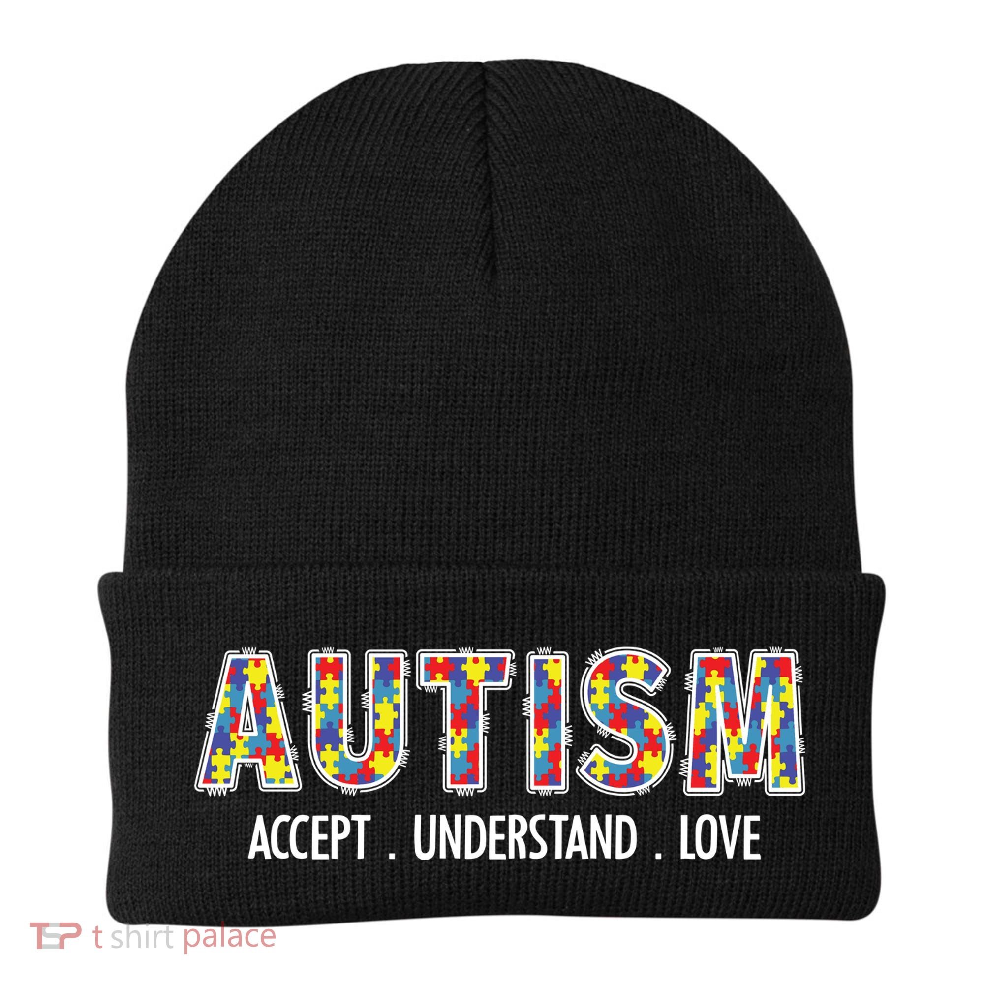 Autism Accept Understand Love Beanie