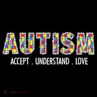 Autism Accept Understand Love Ornament thumb 1
