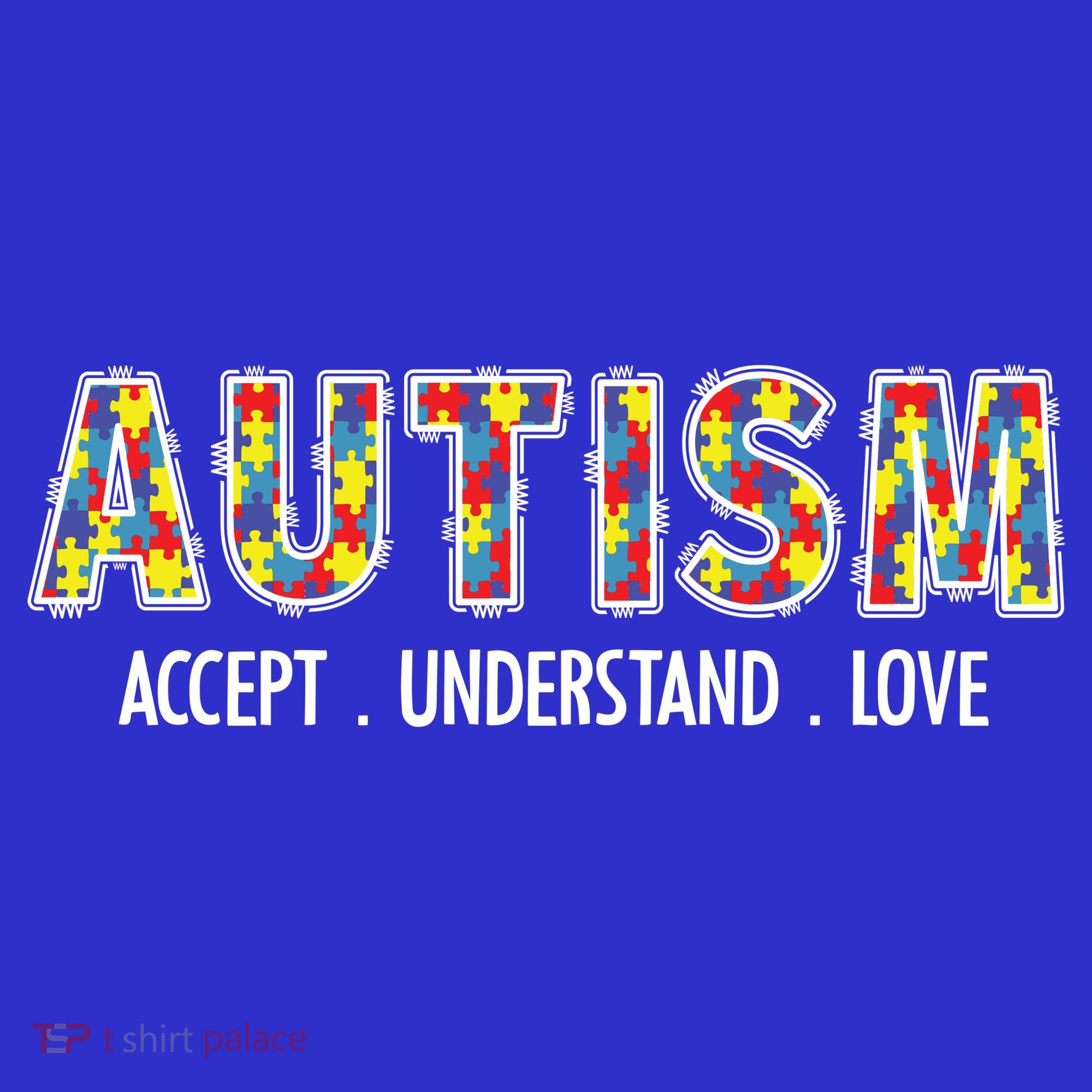 Autism Accept Understand Love Apron