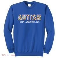 Autism Accept Understand Love Sweatshirt thumb 0