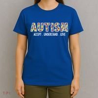 Autism Accept Understand Love T-Shirt thumb 4