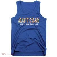 Autism Accept Understand Love Tank Top thumb 0