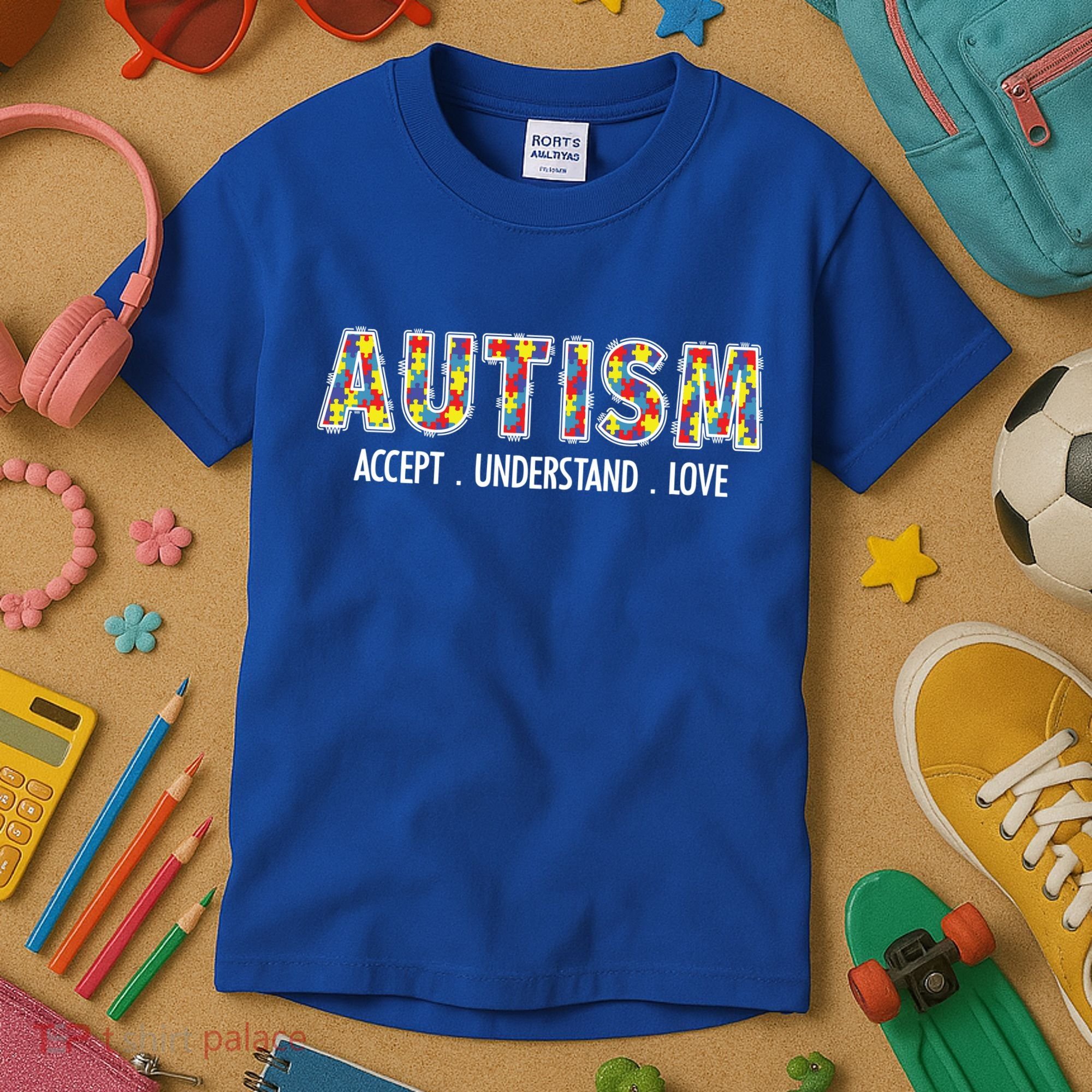 Autism Accept Understand Love Kids T-Shirt