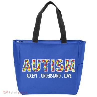 Autism Accept Understand Love Tote Bag