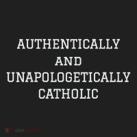 Authentically And Unapologetically Catholic Christian Faith Golf Towel thumb 3