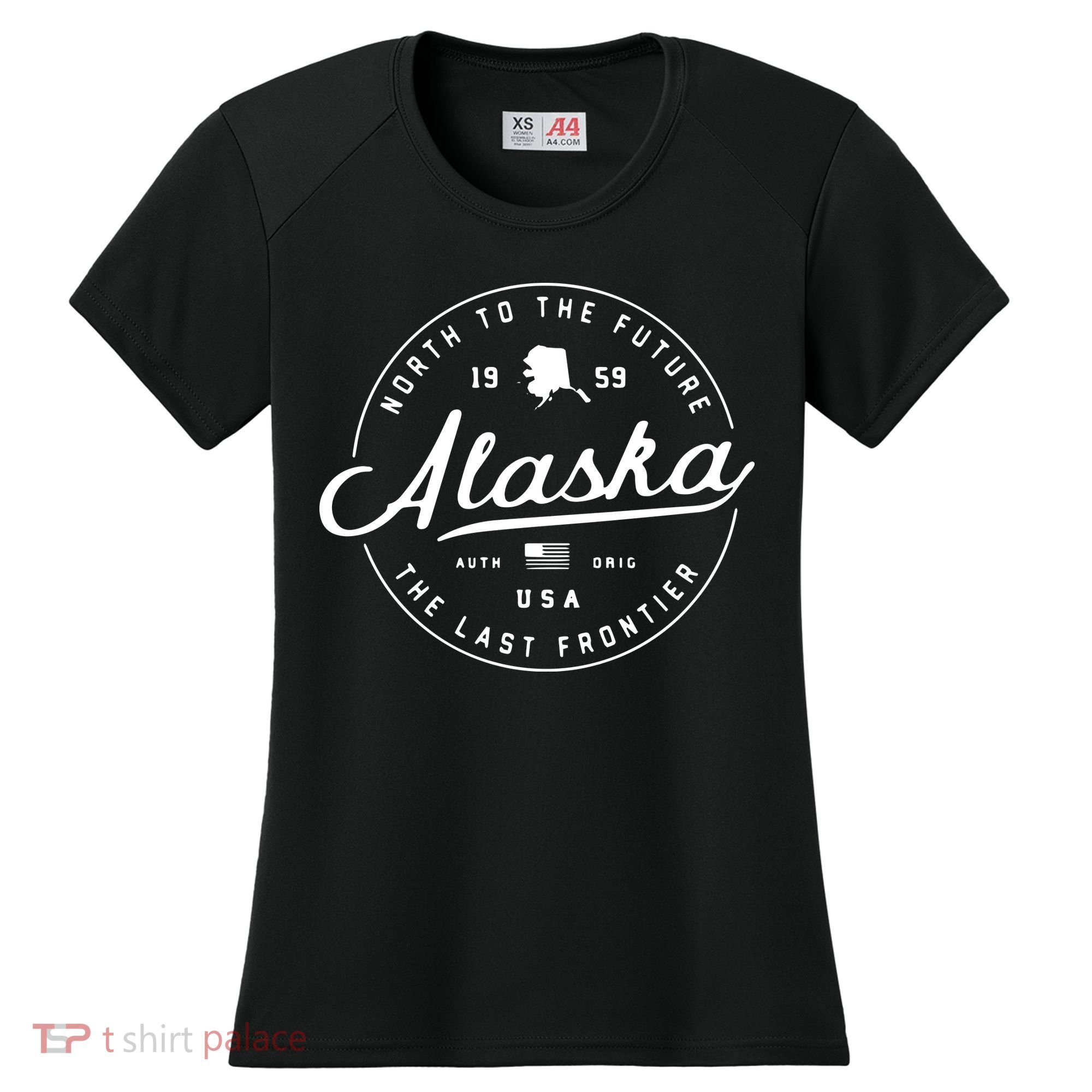 Alaska Ak Usa Women's Cooling Performance Crew T-Shirt