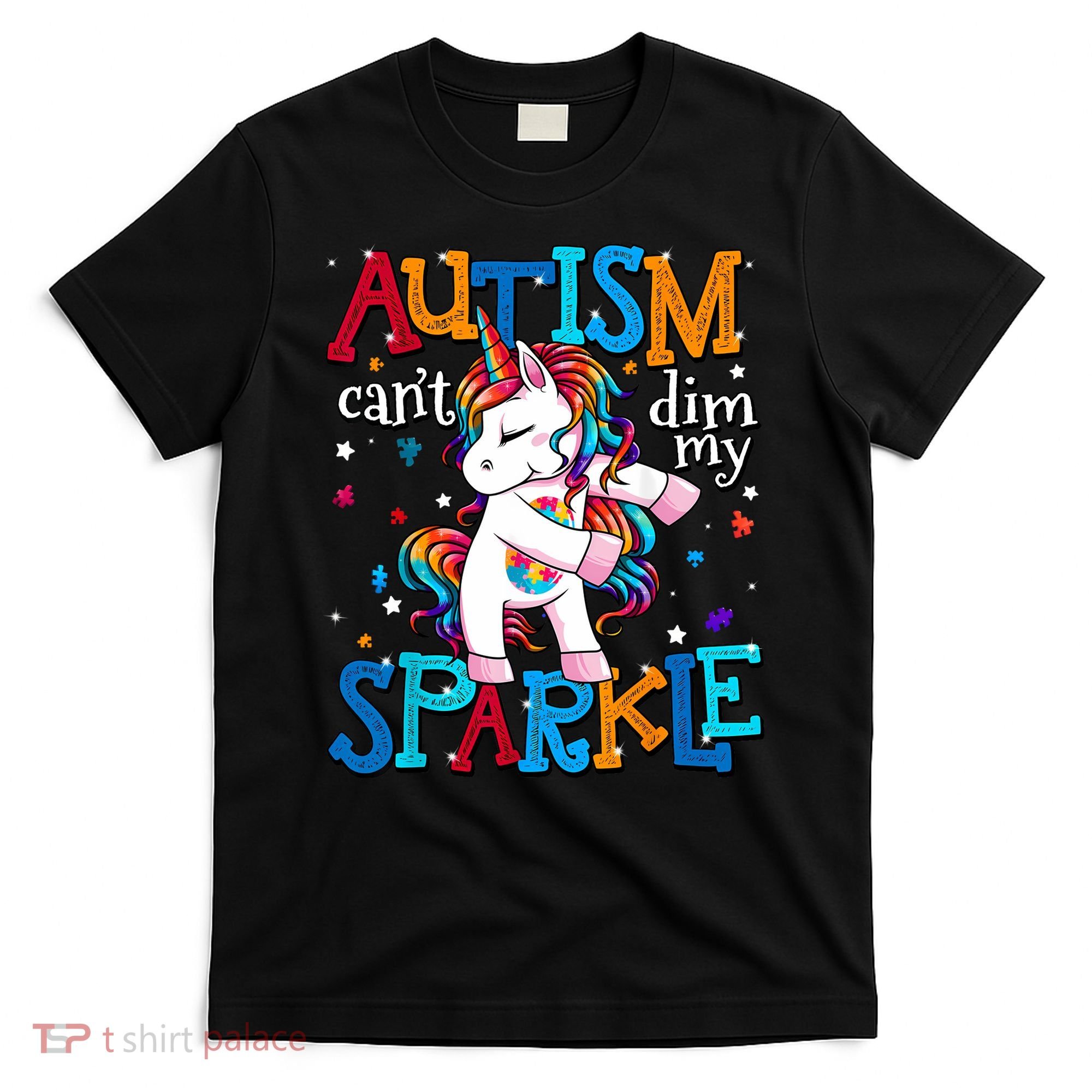Autism Awareness Unicorn For Autism Mom Girl T-Shirt