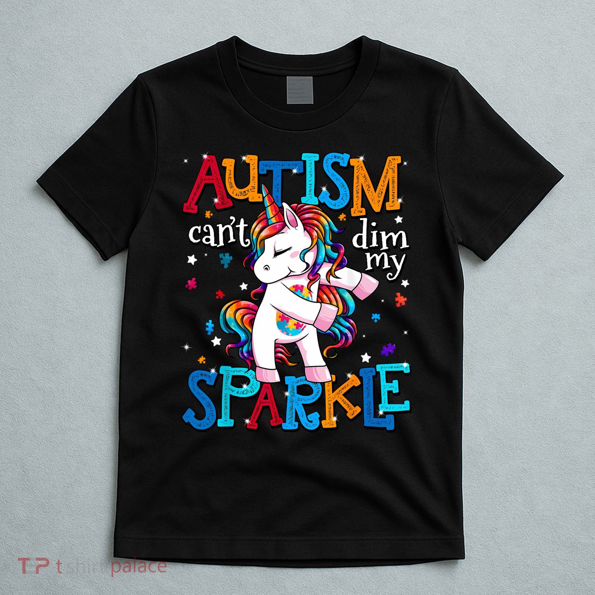 Autism Awareness Unicorn For Autism Mom Girl T-Shirt
