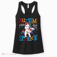 Autism Awareness Unicorn For Autism Mom Girl Women's Tank Top thumb 0