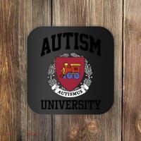 Autism Autismus University Autism Awareness Lover Coaster thumb 0