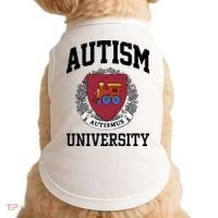 Autism Autismus University Autism Awareness Lover Doggie Tank thumb 0