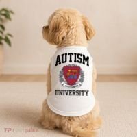 Autism Autismus University Autism Awareness Lover Doggie Tank thumb 2
