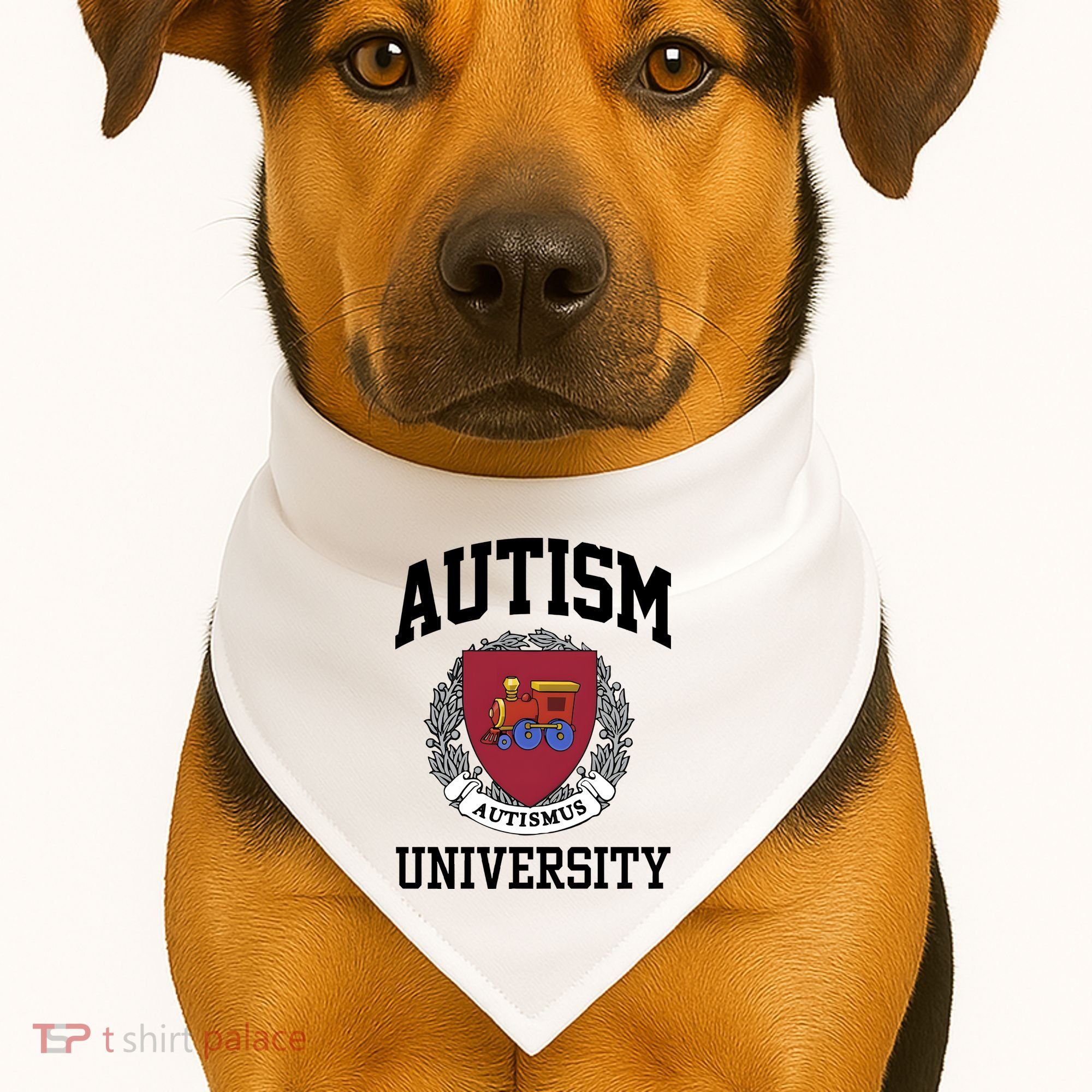 Autism Autismus University Autism Awareness Lover USA-Made Doggie Bandana