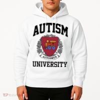 Autism Autismus University Autism Awareness Lover Hoodie thumb 2