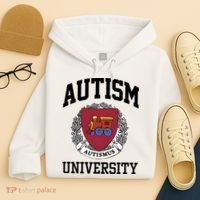 Autism Autismus University Autism Awareness Lover Hoodie thumb 4