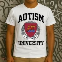 Autism Autismus University Autism Awareness Lover T-Shirt thumb 3