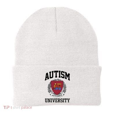 Autism Autismus University Autism Awareness Lover Beanie