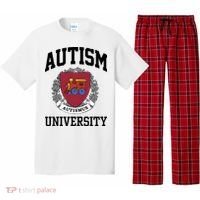 Autism Autismus University Autism Awareness Lover Pajama Set thumb 0