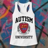 Autism Autismus University Autism Awareness Lover Women's Tank Top thumb 3