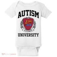 Autism Autismus University Autism Awareness Lover Baby Bodysuit thumb 0