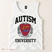 Autism Autismus University Autism Awareness Lover Tank Top thumb 2