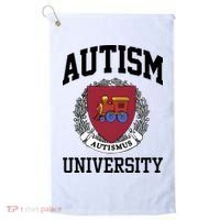 Autism Autismus University Autism Awareness Lover Golf Towel thumb 0