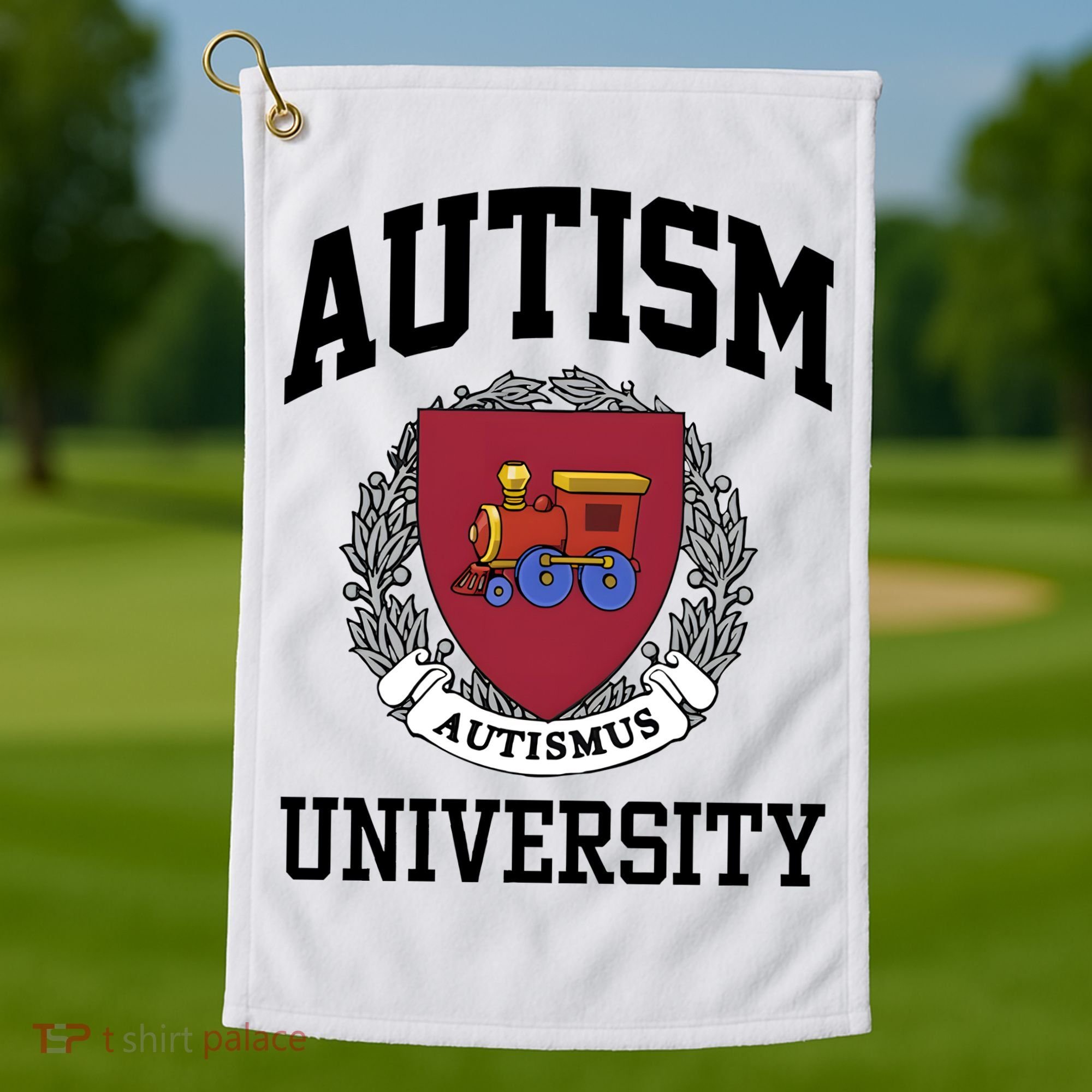 Autism Autismus University Autism Awareness Lover Golf Towel