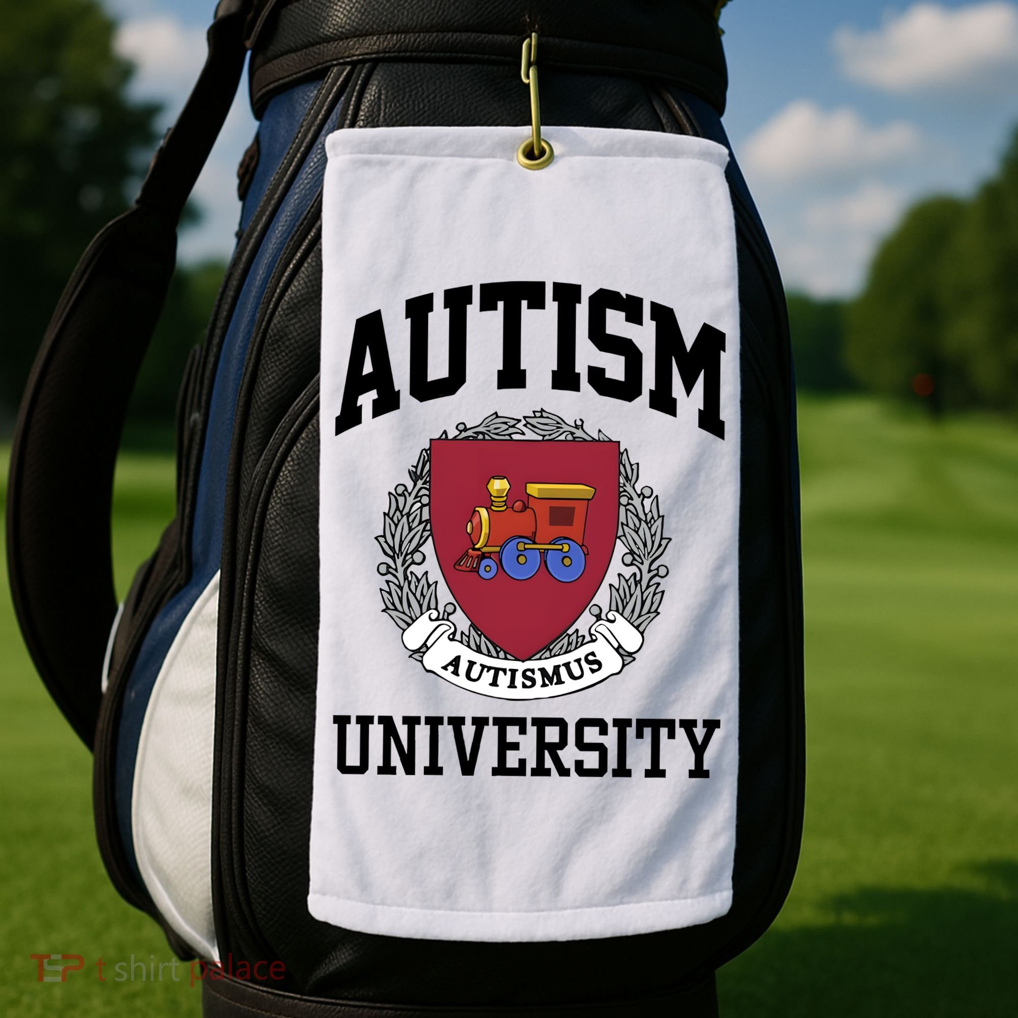 Autism Autismus University Autism Awareness Lover Golf Towel