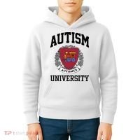 Autism Autismus University Autism Awareness Lover Kids Hoodie thumb 4