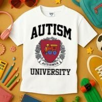 Autism Autismus University Autism Awareness Lover Kids T-Shirt thumb 3
