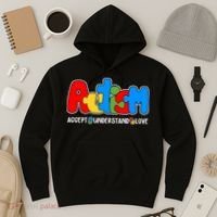 Autism Accept Understand Love Awareness Hoodie thumb 3