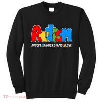 Autism Accept Understand Love Awareness Sweatshirt thumb 0