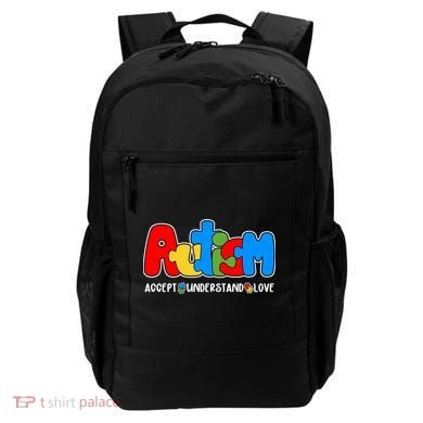 Autism Accept Understand Love Awareness Backpack