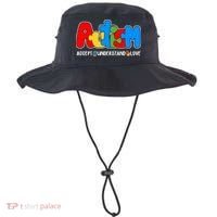 Autism Accept Understand Love Awareness Bucket Hat thumb 0