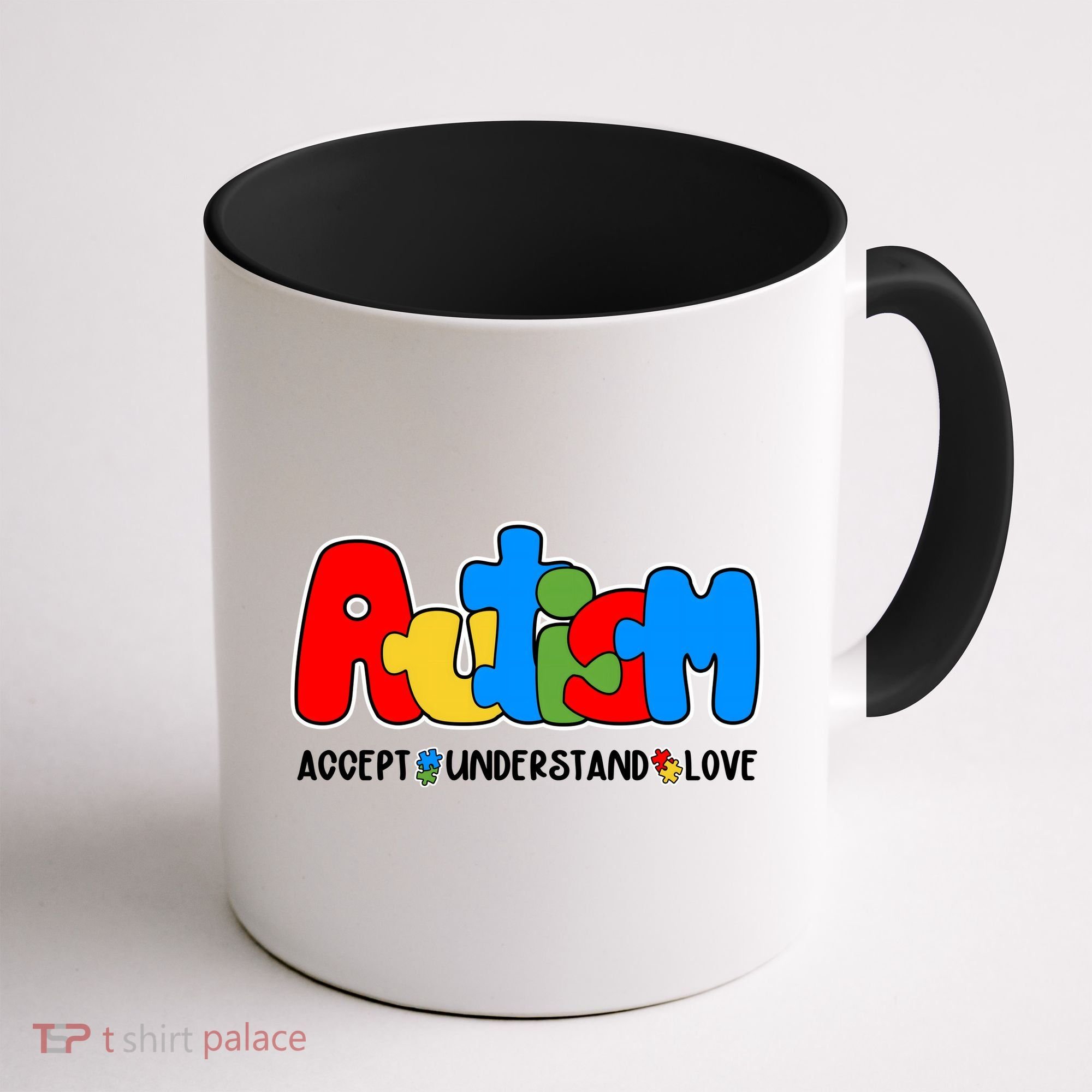 Autism Accept Understand Love Awareness Coffee Mug