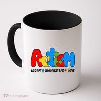 Autism Accept Understand Love Awareness Coffee Mug thumb 0