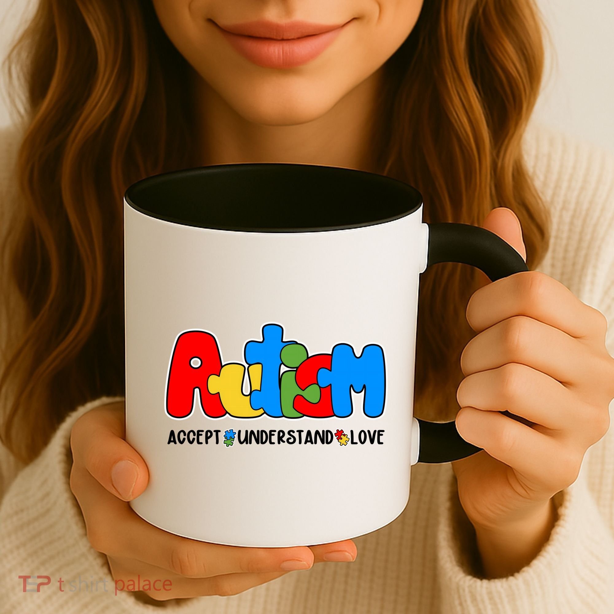 Autism Accept Understand Love Awareness Coffee Mug