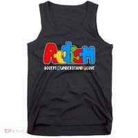 Autism Accept Understand Love Awareness Tank Top thumb 0