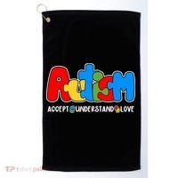 Autism Accept Understand Love Awareness Golf Towel thumb 0