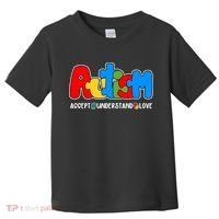 Autism Accept Understand Love Awareness Toddler T-Shirt thumb 0