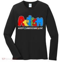Autism Accept Understand Love Awareness Women's Long Sleeve Shirt thumb 0