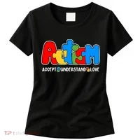 Autism Accept Understand Love Awareness Women's T-Shirt thumb 0