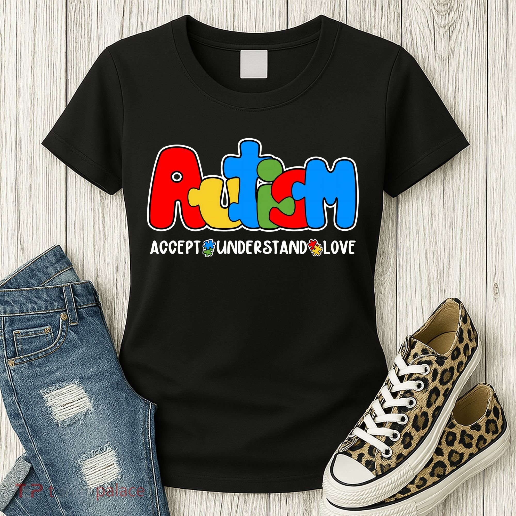 Autism Accept Understand Love Awareness Women's T-Shirt