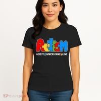 Autism Accept Understand Love Awareness Women's T-Shirt thumb 4
